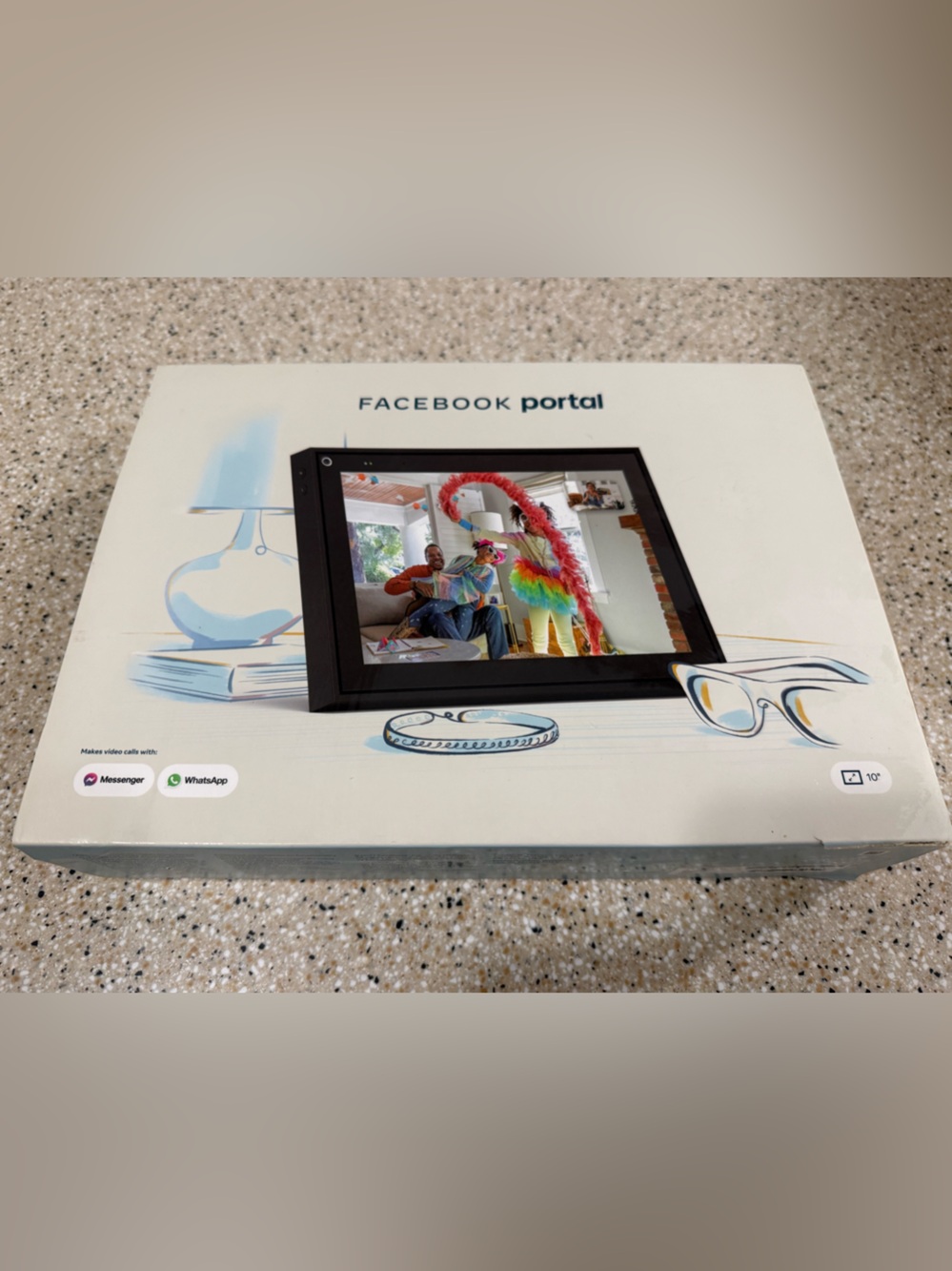 Facebook Portal 10" Smart Video Calling Display - Black Meta